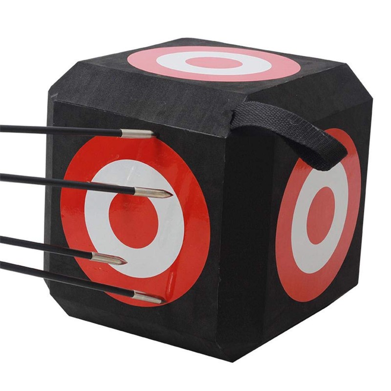 Leopacat Archery Target Cube, 23cm 6 Sided EVA Archery Shooting