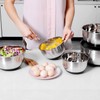 Wildone Mixing Bowls with Airtight Lids, Stainless Steel Nesting Mixing