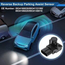 RATCHROLL No.8934160030 Reverse Backup Parking Sensor for Lexus RX350 2010-2012 for Lexus GX460 2010-2013 Black Parking Aid Assist Sensor 1 Pc