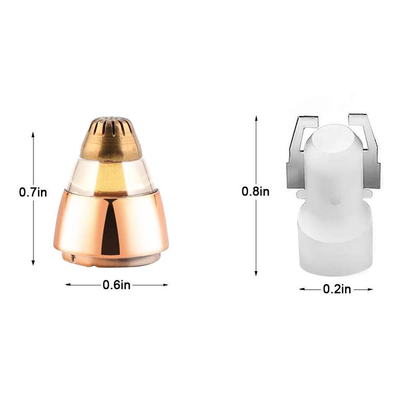 4 Pack Replacement Heads Compatible with Flawless Eyebrow Hair Remover