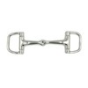Equine Smile ES0106 D-Ring D-Button Bit Simple Broken Stainless Steel