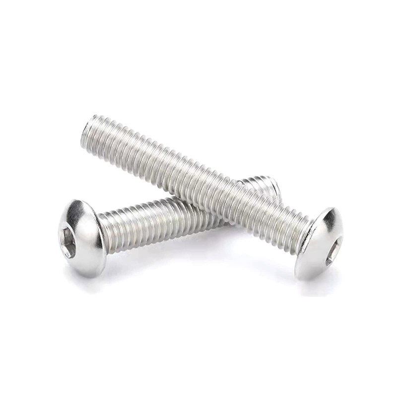 M6-1.0 x 100mm Button Head Socket Cap Screws, Stainless Steel
