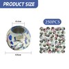250Pcs Colored Acrylic Beads, with Holes, 4Mm Hole Diameter, Multi-Functional