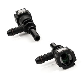 LST 2 x Quick Release Fuel Line Hose Coupling T-Piece 7.89 x 6 mm
