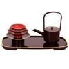Japanese Lacquer Sake Set TOSOKI San San Kudo Wedding Ceremony, Made in Japan