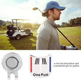 Magnetic Golf Ball Marker Hat Clip, Golf Ball Markers with Hat Clip, Golf Hat Clip with Ball Marker Magnetic Ball Tag Golf Cap Sunshade Clip Accessories