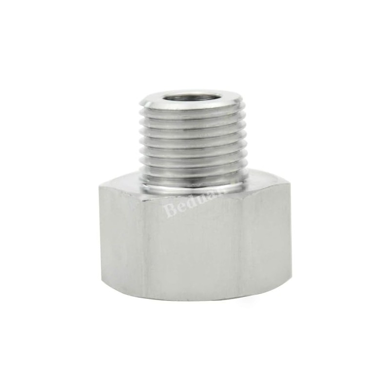 Beduan Stainless Steel Thread Adapter M20x1.5 Female to NPT 1/4"
