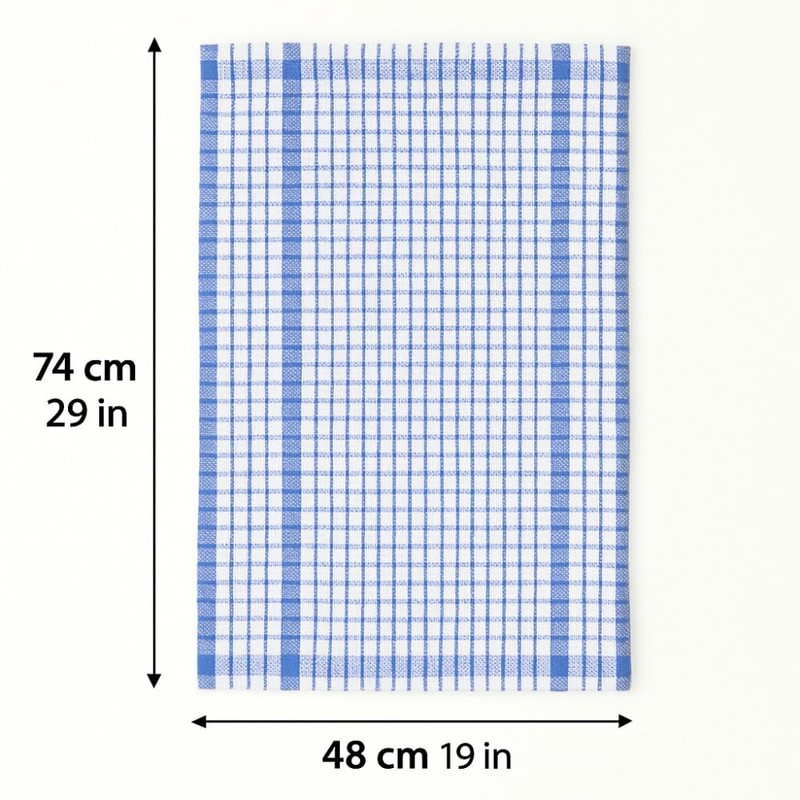 Lyra Linens 100% Cotton Wonderdry Checked Tea Towels – Restaurant