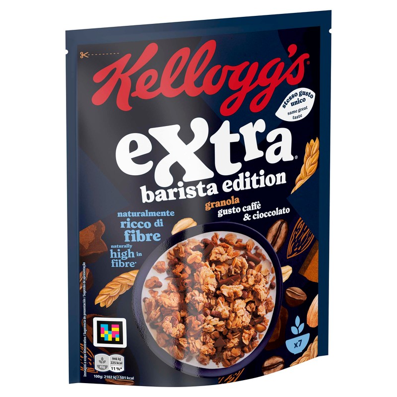 Kellogg's Cereali Extra "Barista Edition" | Gusto Caffè e Cioccolato