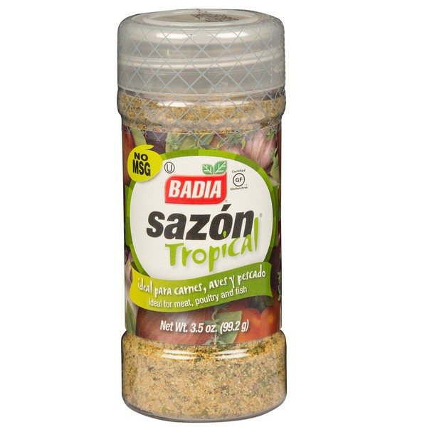 Badia Sazon Tropical - Latin Seasoning - 3.5 Oz