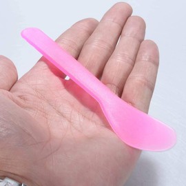 Makeup Spatulas, Cosmetic Spatulas, Disposable Makeup Frosted Tip Spatula, Cosmetic Mask Spatulas, For Mixing And Sampling, Mask Stick Mask Brush Cosmetic Spoon.(50 PCS)