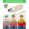 GOHDLAMP E12 LED Bulb 100 Watt Equivalent - 6 Pack