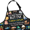 MYSOMY Swedish Chef Apron Sweden Kitchen Gifts Swedish Cooking Apron