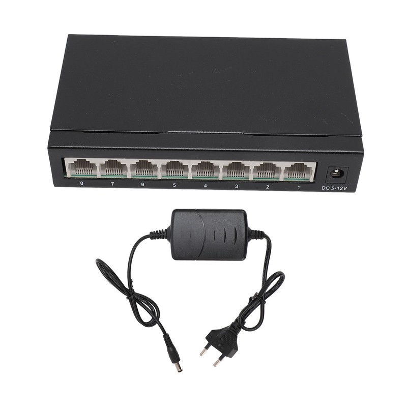 8 Port 10 100Mbps Fast Ethernet Switch Desktop Ethernet Splitter