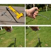 Tiardey 10Pcs Aluminum Lightweight Tent Stakes Set, Camping Tent Stakes