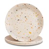 Nook Theory 4-Pack Bamboo Fiber Dinner Plates - Alternative for
