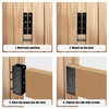 24 Pcs Upgraded Concealed Beam Hangers, 2"x4" Outdoor Concealed Flange,