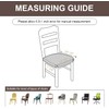 ZHILING Stretch light grey Chair Seat Covers for Dining Room
