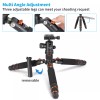 Koolehaoda Portable Camera Tripod Travel Mini Tripod Tabletop Tripod for