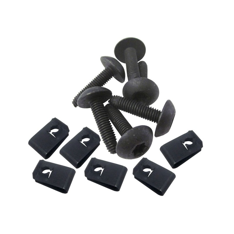 Body Panel Screw and Flat Nut Fastener Kit – Compatible