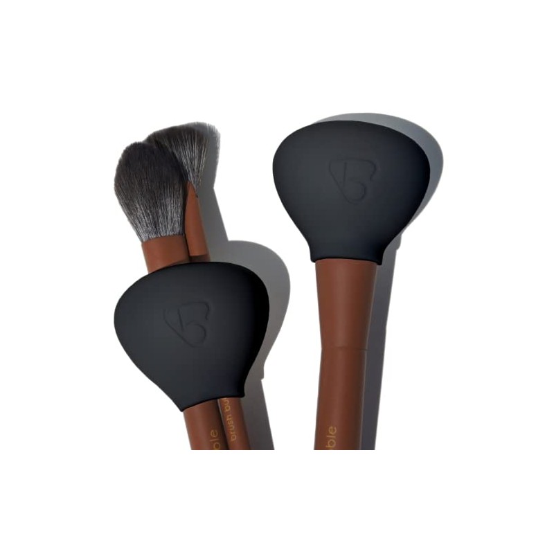 Fundas de silicona pequeñas para brochas de maquillaje para viajes