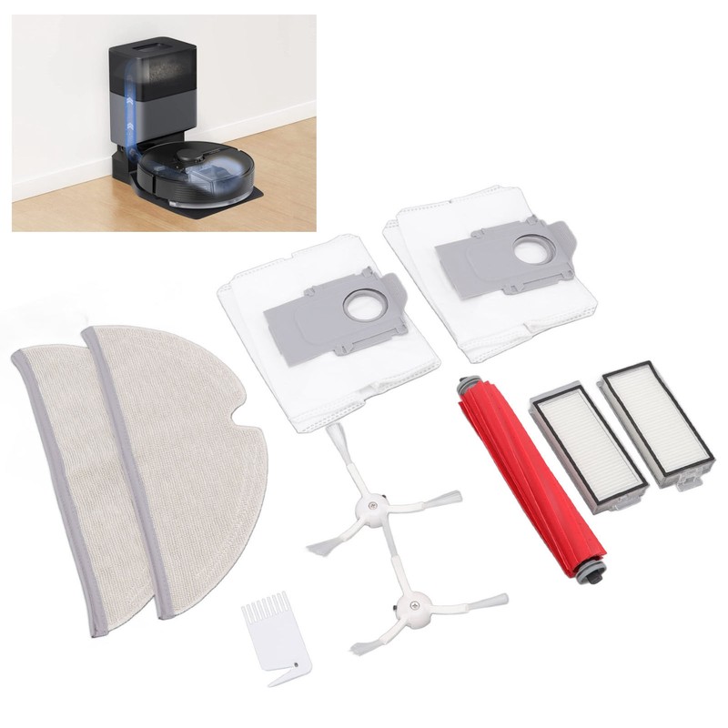 Vacuum Cleaner Main and Side Brush Replacement Set with Filter