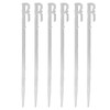 6pcs 420 Stainless Steel Canopy Tent Stakes Thickened High Hardness