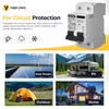 YQBYJING DC Circuit Breaker 20 Amp Solar Panel Disconnect Switch