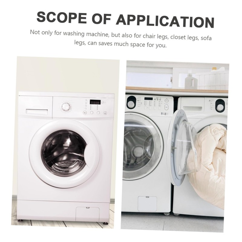 Mipcase 4pcs Anti-Slip Washing Machine Feet Pads for Vibration Reduction