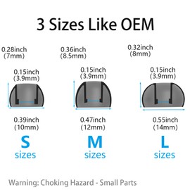 Vykyntow Replacement Earbud Tips Compatible with Soundcore Liberty 4 Pro/U2i/P40i/A20i/X10/P30i/Life A1 Wireless Earbuds, Silicone Ear Tips, Fits in Case, L Size 6 Pairs, with 3-in-1 Cleaner Kit