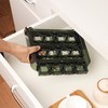 BELLE VOUS Eier Aufbewahrung Kühlschrank Organizer für 24 Eier -