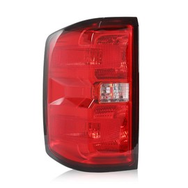 PIT66 Tail Lights Assembly, Compatible with 2014-2019 Chevy Silverado/2015-2019 GMC Sierra Tail Lamp Brake Lamp Driver Side Red Lens