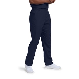 Landau Scrub Zone Unisex Relaxed Fit No-Pocket Scrub Pants LB411 Navy 2XL