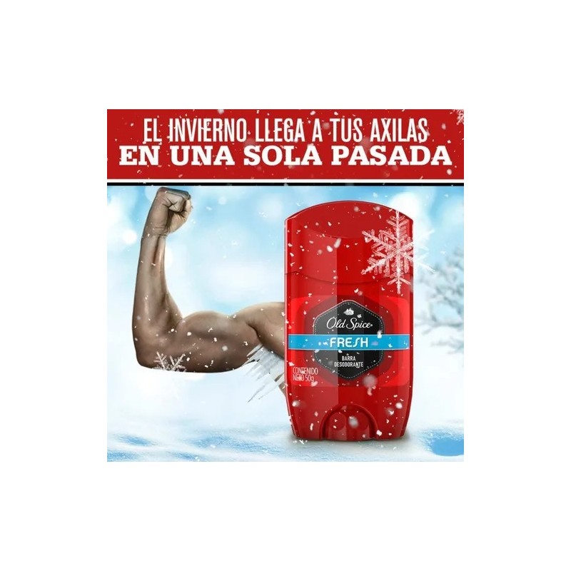5 Pack Desodorante En Barra Old Spice Fresh Caballero 50g