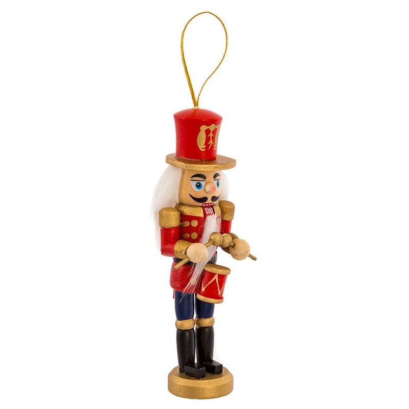 Kurt Adler Wooden Nutcracker Ornament 4-Piece Box Set, 5-Inch