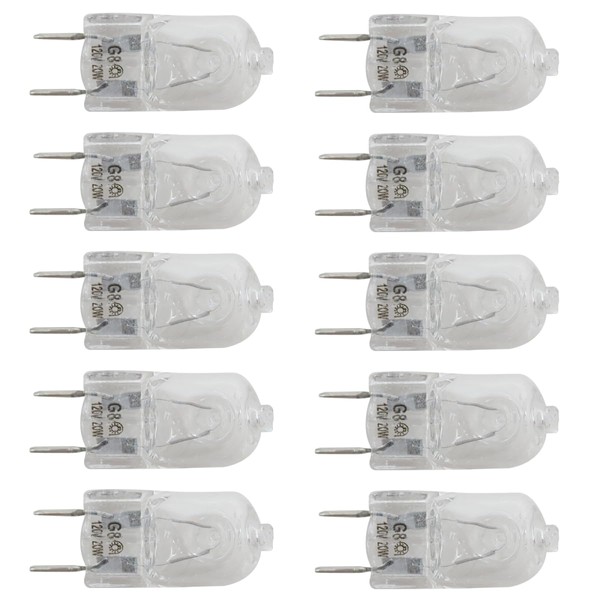 WELURE 10-Pack G8 Halogen Bulbs for GE Microwave - Replacement