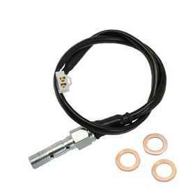 Motorcycle Universal M10 x 1.25 mm Front Rear Hydraulic Brake Calipers Cylinder Pump Brake Light Switch Stop Light Switch with Double Hollow Screw for Scooter Moped Dirt Pit Bike ATV Yamaha