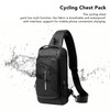 Password Sling Backpack Anti Theft Multifunctional Cycling Chest Bag for
