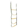 Boat Rope Ladder Portable 5 Step Folding Marine Rope Ladder