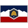 2 Inch State of Utah Flag Vinyl Sticker