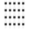 sourcing map 20 Pcs Bidirectional Thyristor BT138-600E TO-220 600V 12A