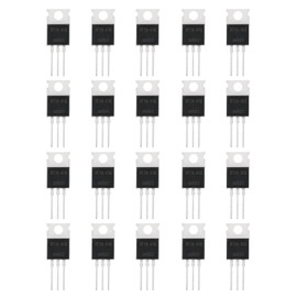 sourcing map 20 Pcs Bidirectional Thyristor BT138-600E TO-220 600V 12A Rail Silicon Controlled Rectifiers for Electronic Instruments Smart Home Appliances Drones