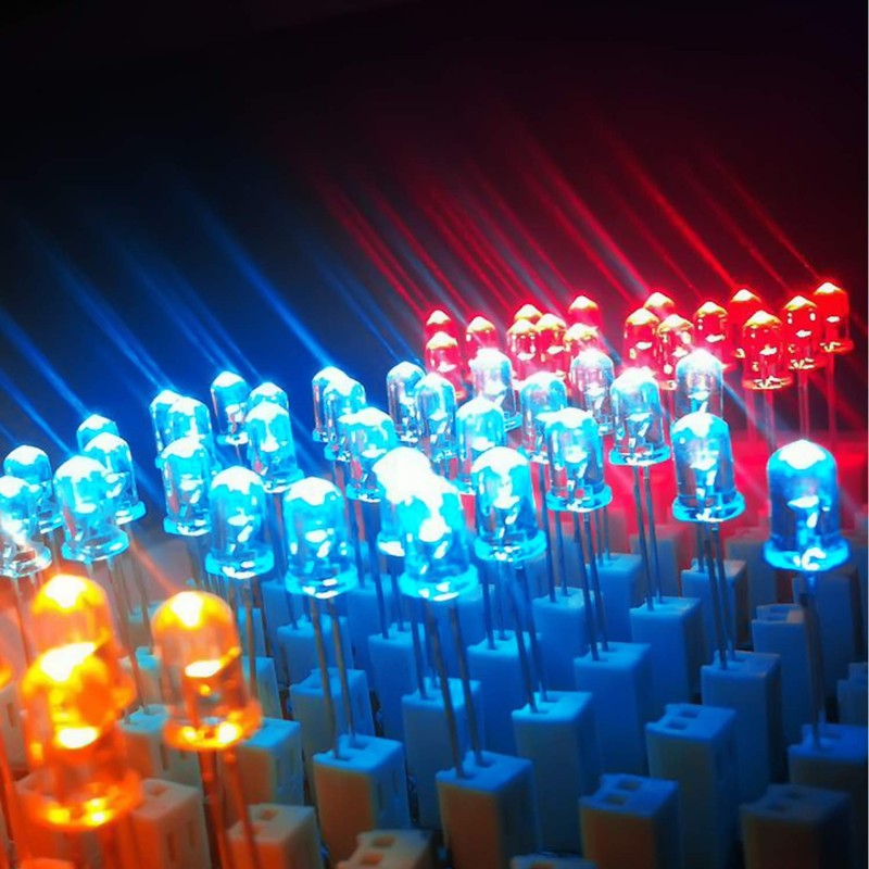 Novelty Place 100pcs 5mm White LED Diode Lights - Super