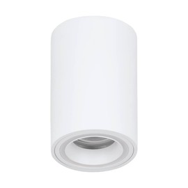 EGLO connect.z Smart Home LED Deckenleuchte Carosso-Z, ZigBee, App und Sprachsteuerung Alexa, Lichtfarbe einstellbar (warmweiß-kaltweiß), RGB, dimmbare Deckenlampe aus Metall in Weiß, Ø 8 cm