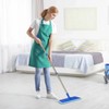 17.5" Professional Microfiber Floor Cleaning Mop, Flat Mop with Stainless
