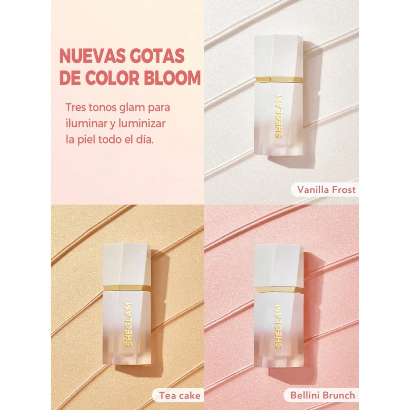 Sheglam Iluminador Líquido Glow Bloom - Bellini Brunch