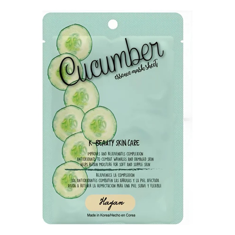 Mascarillas De Pepino Kit 10 Pz. Hayan K-beauty Normal