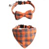 Bow Tie Cat Collar Bandana,2Pcs Breakaway Cat Collar with Bow