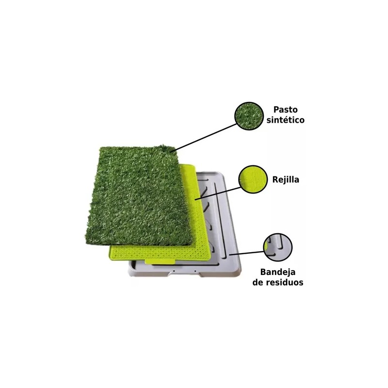 Sunny tapete entrenador pasto chico absorbente para perro 68x43cm SP-3806