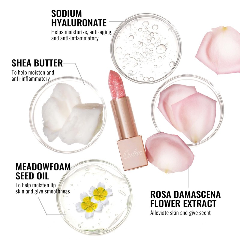 Oulac Infinity Moisture Shine Lipstick - High Shine Shimmery Finish,